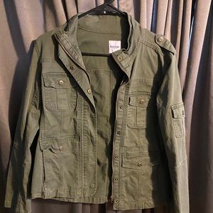 Army green jacket